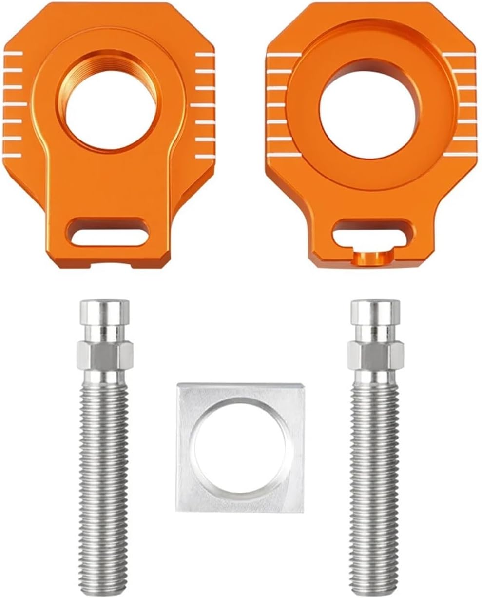 20mm Rear Axle Block Chain Adjuster Compatible With EXC 300 EXC-F 350 450 500 XCW XCWF 2000-2023 TE 300 FE 450 GasGas EC 300(Red)