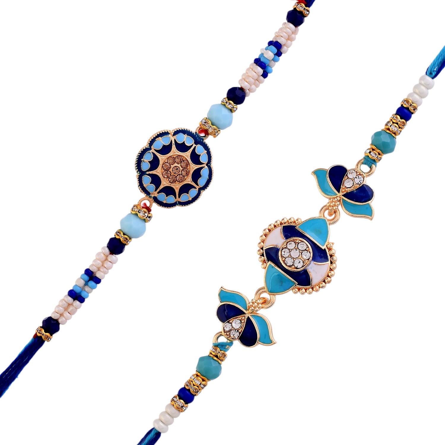 VOYLLA Traditional Motifs Mens Thread Rakhis|Pack Of 2 Rakhi|Rakhi For Brother|Rakhi Combo| (B0D5HTVNMX) Amazon Price History, Amazon Price Tracker