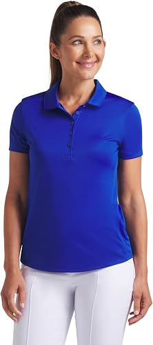 PUMA Golf Women's Pure 2.0 SS Polo, Slate Sky, XL