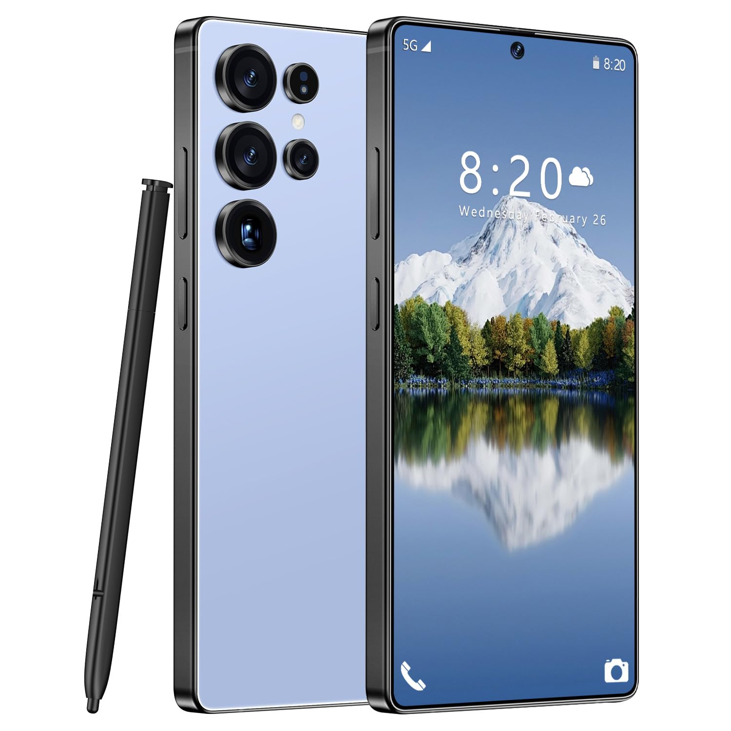 Foto de MMY Teléfono celular I25 Ultra desbloqueado, bolígrafo integrado, pantalla HD de 6.99 pulgadas, 16 + 512 GB, teléfonos desbloqueados, Android 14 7000 mAh, batería de larga duración, 5G/Dual SIM (imagen 1)