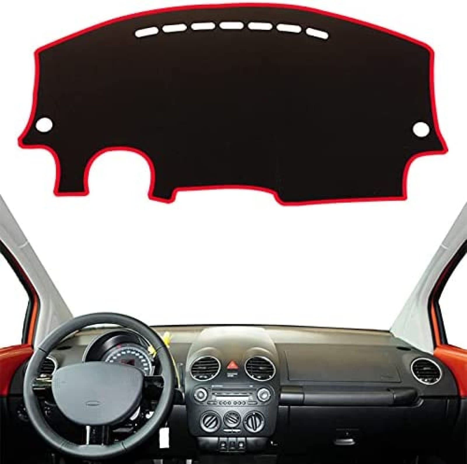 LMMPP Car Dashboard Mat Light-proof Mat for VW for Beetle 1998-2010 auto parts