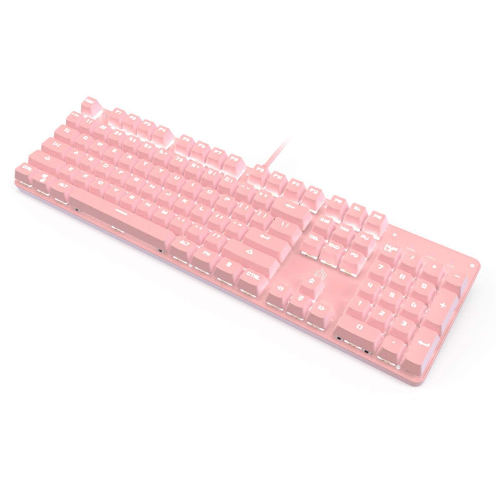 Amazon.co.jp: ガールハートキュートピンクスクエアパンクキーボード