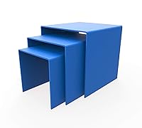 Vista 8 de FixtureDisplays® Seven Riser Combo de 2", 3", 4", 5", 6", 7", 8", cubo de 3 caras, pedestal de plexiglás negro Lucite, accesorios de exhibición