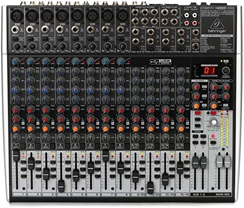 Behringer Xenyx X2222USB Mixer with USB and Effects