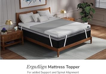 Helix ErgoAlign Mattress Topper with GlacioTexTM - Queen