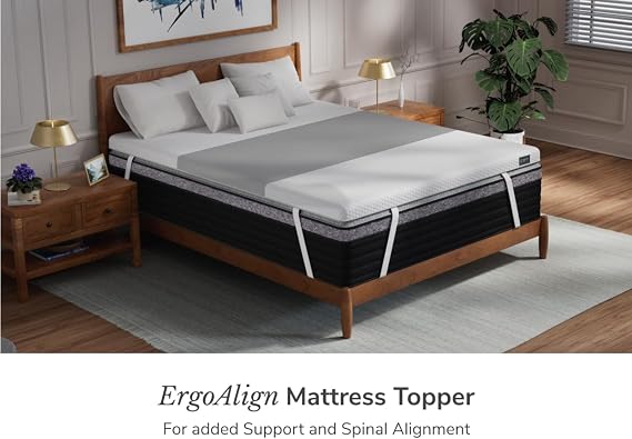 Helix ErgoAlign Mattress Topper with GlacioTexTM - Queen