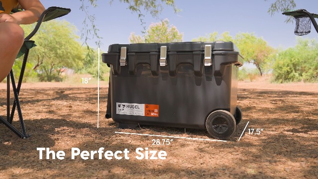 Amazon.com : IRIS USA Hugel 64 QT Wheeled Cooler, Heavy-Duty Ice