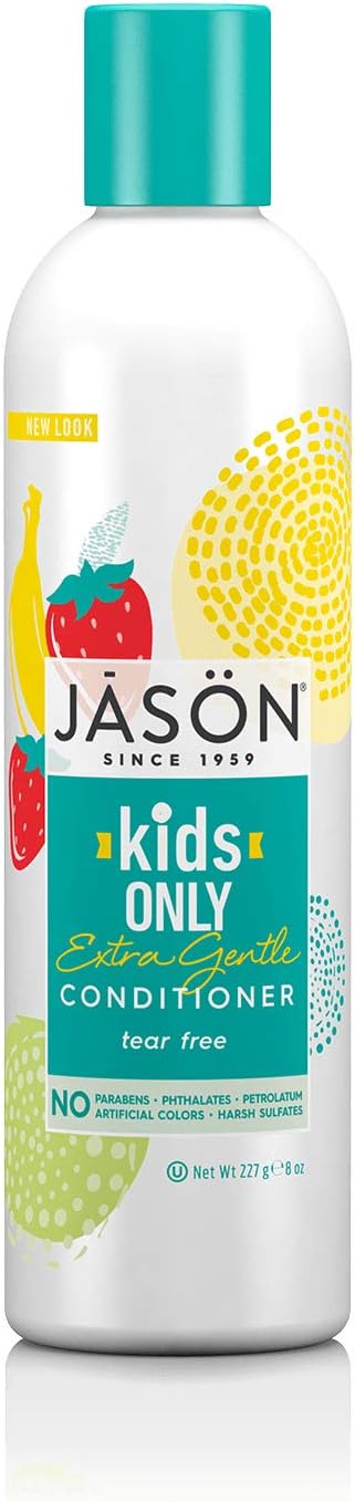 JASON Kids Only! Extra Gentle Conditioner, 8 Ounce Bottle