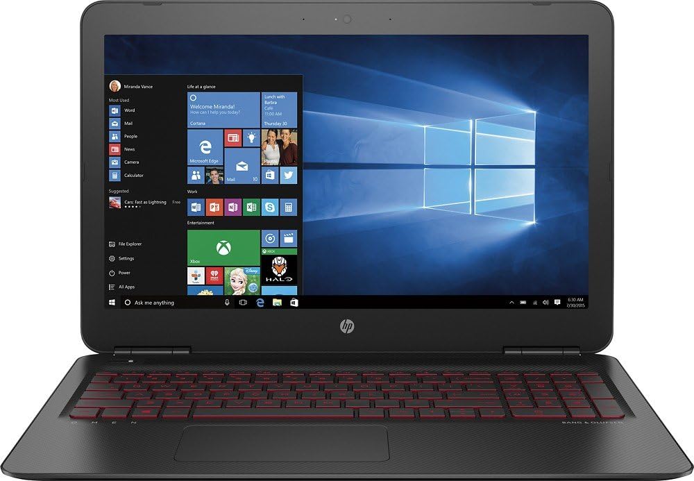Latest HP Omen 15.6" FHD Touchscreen Laptop, Intel Quad Core SkyLake i7-6700HQ (16GB RAM, 128GB Solid State Drive M.2 SSD + 1TB HDD) NVIDIA GeForce 960MX, B&O Play, HD Webcam, Windows 10 Computer