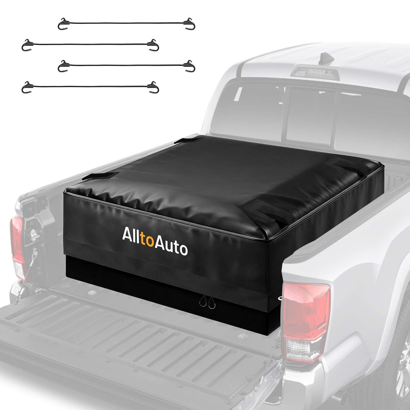 38 Cubic Feet Truck Bed Cargo Bag, Waterproof with Heavy Duty PVC
