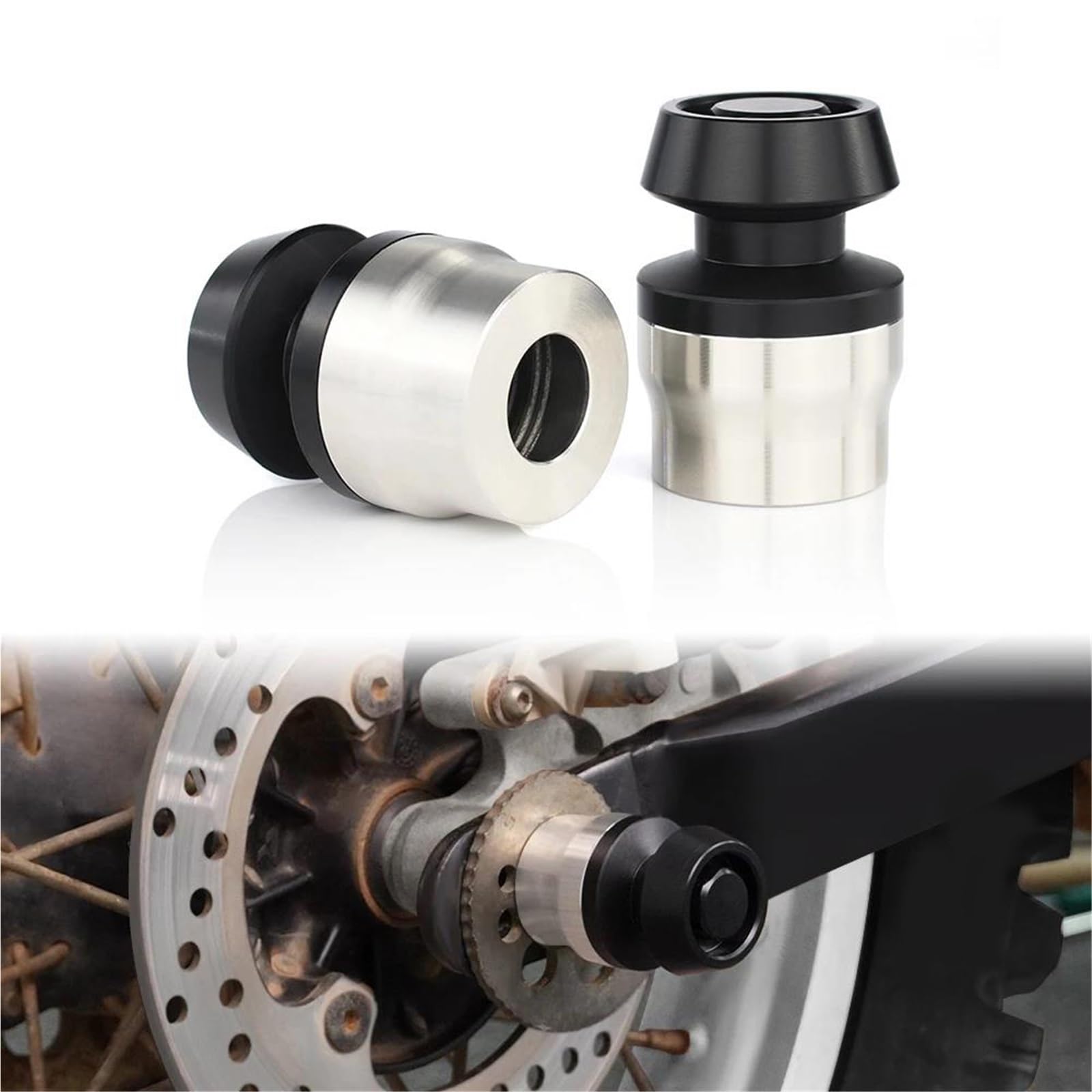 Bobines de bras oscillant pour Kawasaki Eliminator 600 ZL600 protection d'essieu 1986-1997