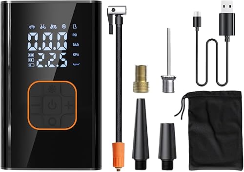 Car Air Pump - 150PSI Cordless Automatic,Tire Inflator Air Compressor with Digital Display  for Auto Truck SUV Bike Motorcycle Balls Inflatable Toys