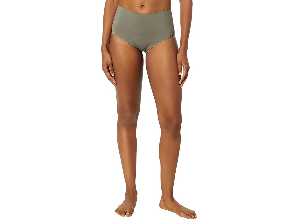 Spanx Ecocare Everyday Shaping Brief (Dusty Olive) Women's Underwear INTERNATIONAL SHIPPING