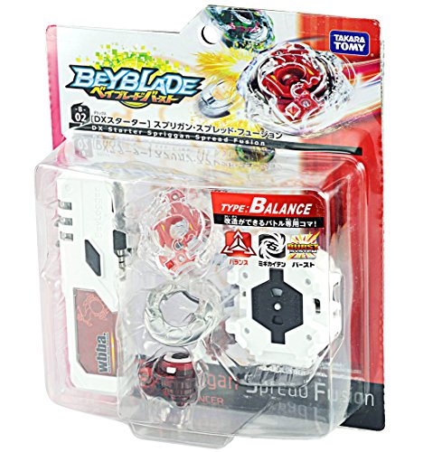 Takara Tomy Beyblade Burst B-02 DX Starter Spriggan Spread Fusion