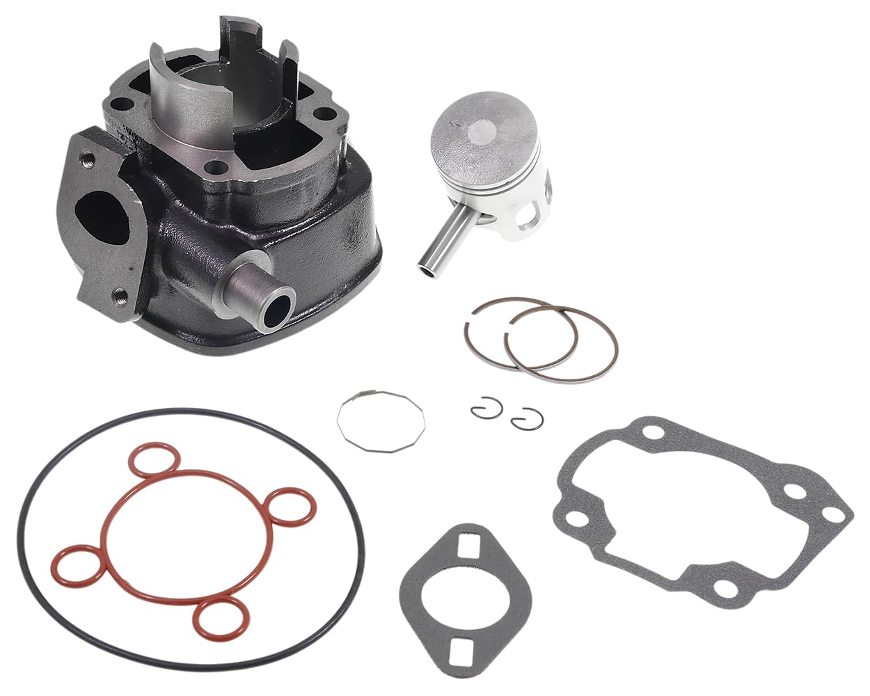 2EXTREME kit de cilindro 50cc 10mm compatible con Yamaha Aerox, Jog RR, Aprilia Sonic, Sachs Speedjet RS 50cc scooter