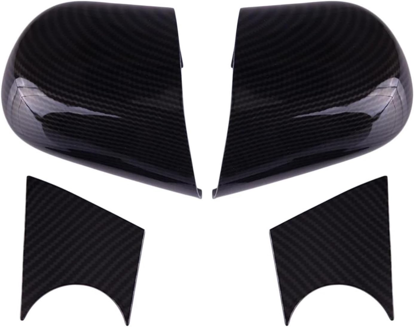 Side Mirror Covers 1 Pair Car Side Rearview Mirror Base Cover Trim For Jeep For Wrangler JL JT For Gladiator 2018-2022 Wing Mirror Cover