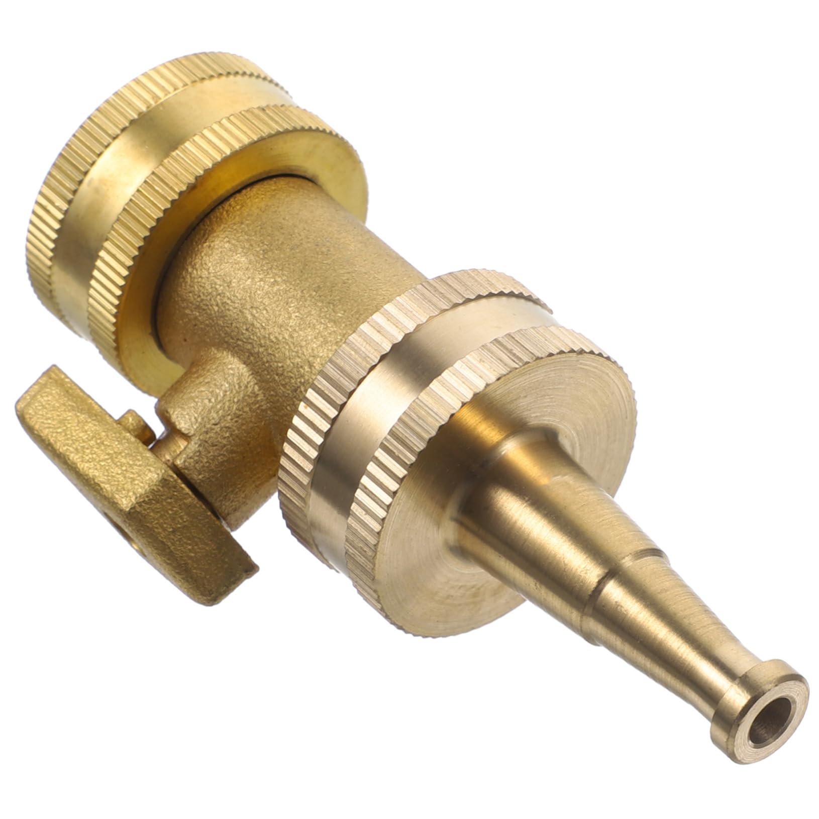Abaodam 2 Ensembles buse en laiton buse de tuyau d'arrosage pulvérisateur jet de jardin pour machines agricoles soupape de tuyau vanne d'irrigation valve de d'arrosage Doré