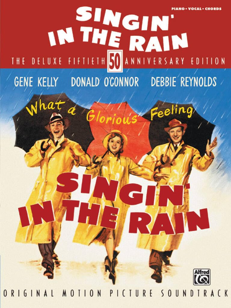 Singin' in the rain - the deluxe 50th anniversary edition piano, voix, guitare (Piano Vocal Chords)