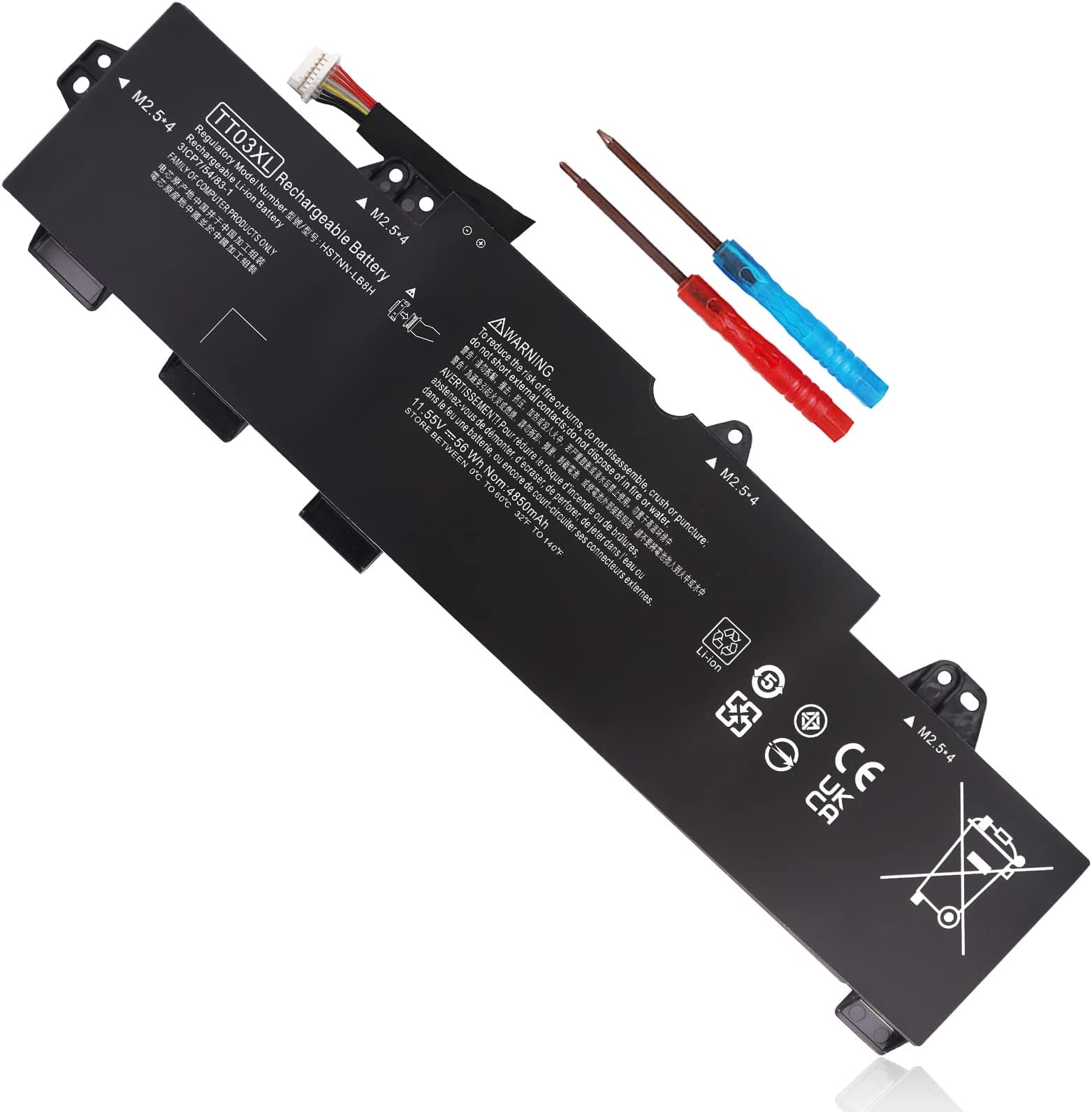 TT03XL 933322-855 Laptop Battery Replacement for HP EliteBook 755 850 G5, 850 G6, ZBook 15U G5 G6 Series 932824-421 932824-1C1 932824-2C1 HSN-113C-5 HSTNN-LB8H HSTNN-DB8K HSTNN-UB7T TT03056XL 56Wh