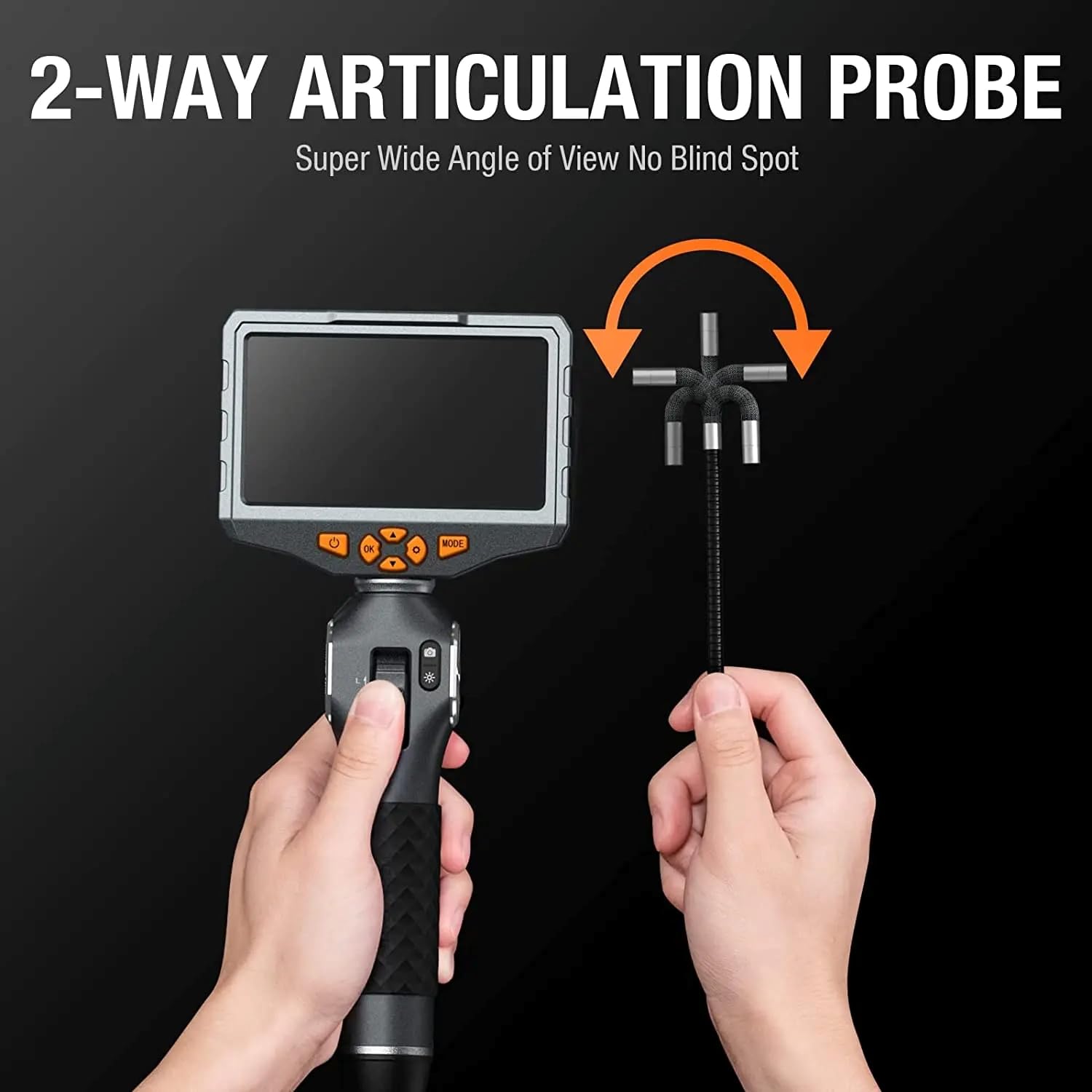 Fotocamera di ispezione digitale, borescope da 5,5 mm con luci LED - TD500