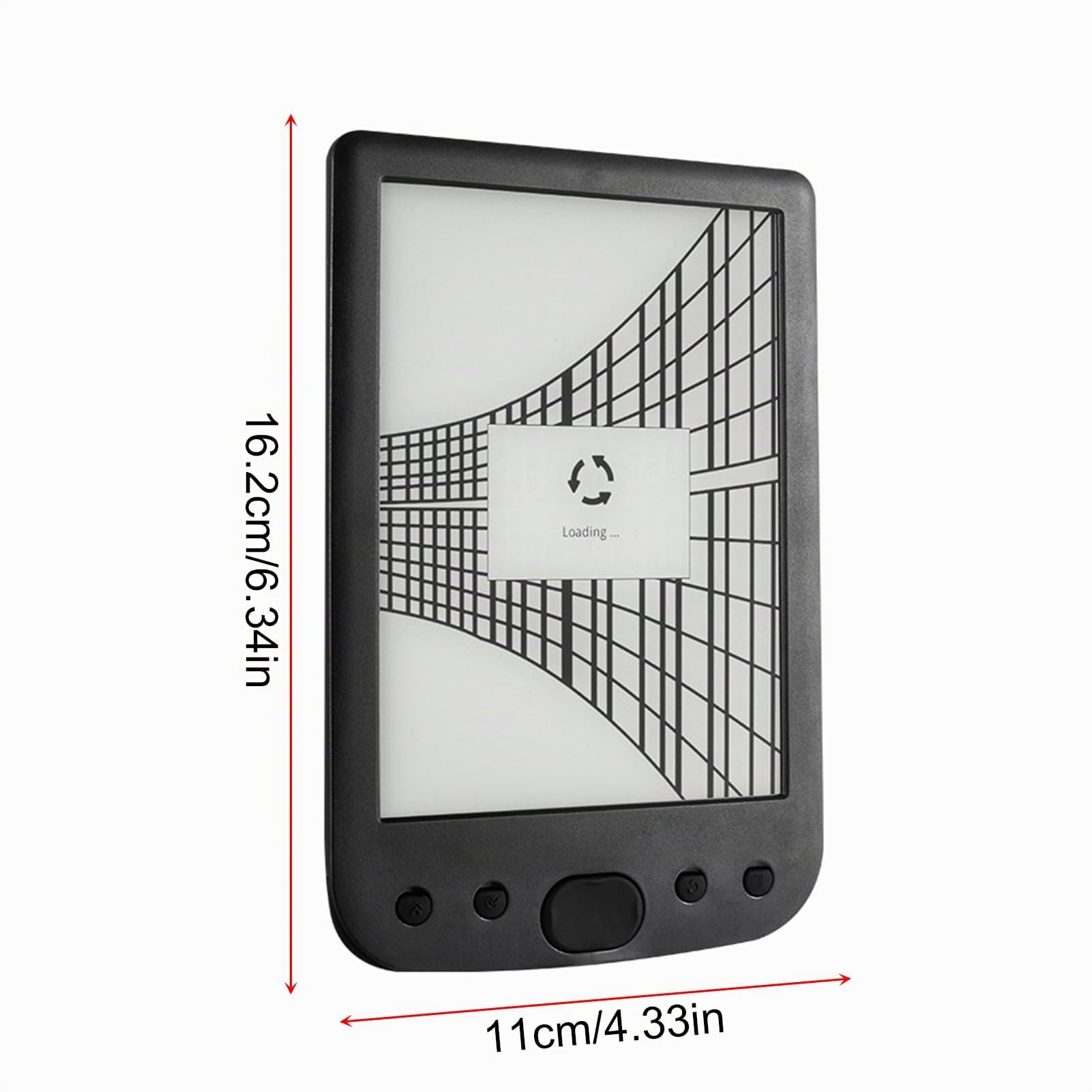Czytnik e-booków LUCKDANO Pocket Treasure o przekątnej 6 Cali z ekranem e-Ink, przenośny czytnik plików PDF i wideo, wbudowany głośnik zapewniający lepsze wrażenia z nauki (4G)