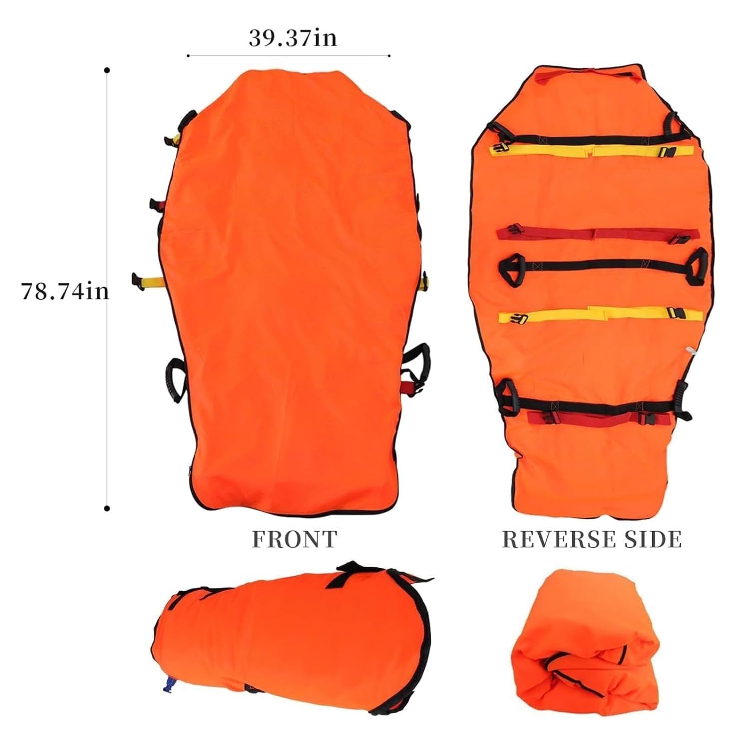 Camilla de vacío de presión negativa con soporte for el cuello y bomba de | Férula de rescate plegable con bolsa de transporte for inmovilización de pacientes con lesiones deportivas al aire libre