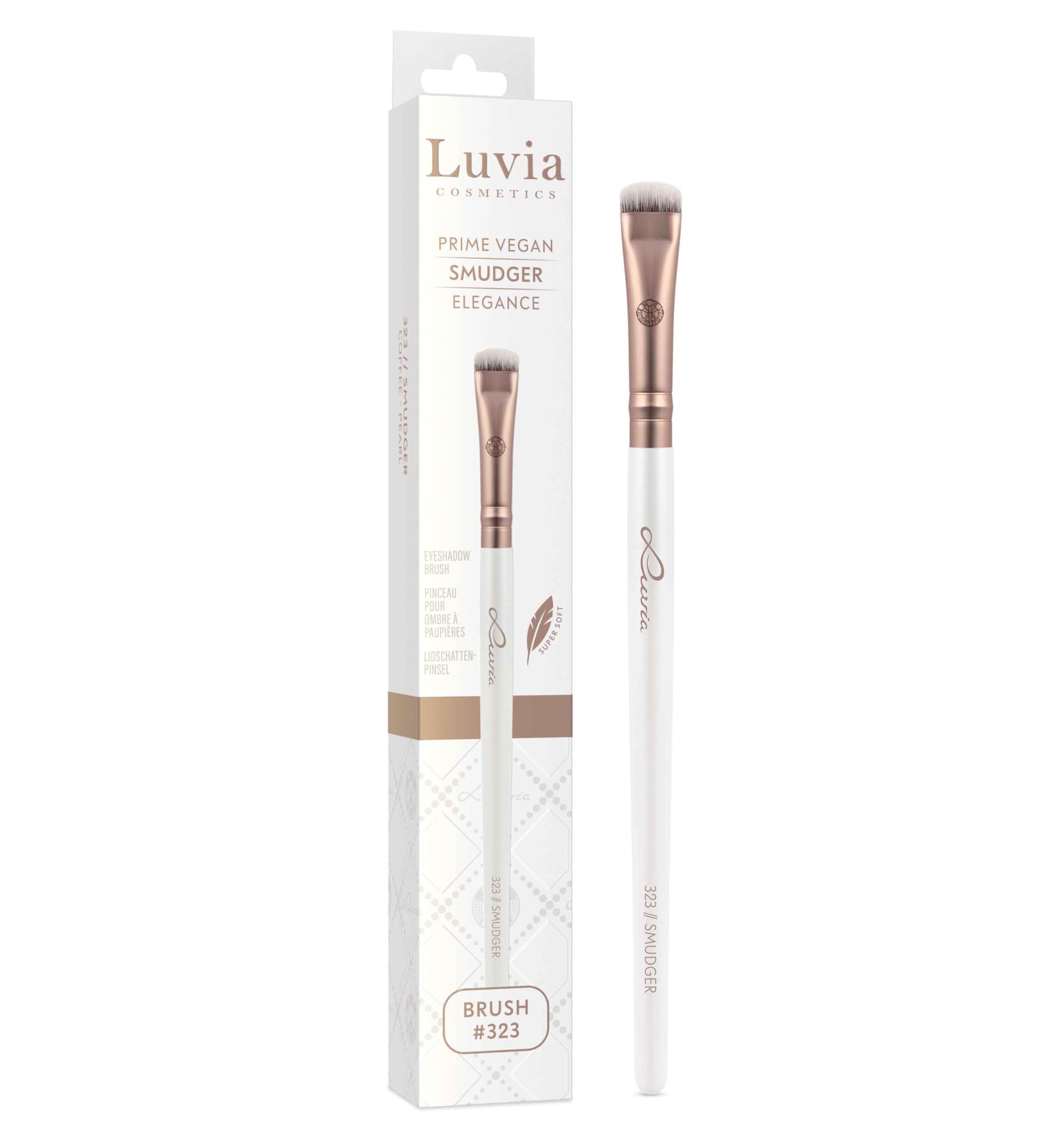 Luvia CosmeticsProfessional Makeup Brush, Eyeshadow Make-Up Brush, Eye Shadow Brush, Vegan Brush, 323 // Smudger Elegance