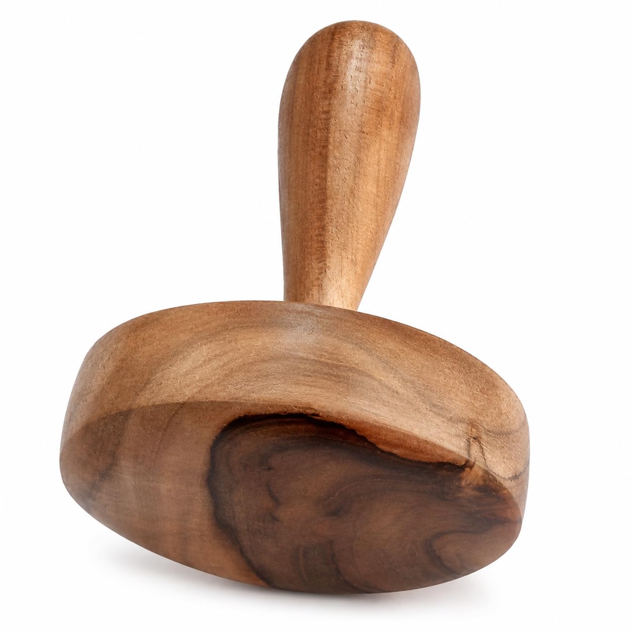 Whopper Space Saving Potato Masher Wooden Potato Crusher Wooden Roti Chapati Presser, Roti Bhakri or Khakara on Tava Presser Wooden Pav Bhaji Masher