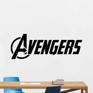Avengers Wall Decal Sticker Sign Comics Superhero Vinyl Sticker Avengers Wall Art Design Housewares Kids Room Bedroom Decor Removable Wall Mural 71zzz