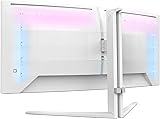Philips Evnia 34M2C5501A - 34 inch WQHD Curved Gaming Monitor, 180 Hz, 1 ms, FreeSync Premium, Ambiglow (3440x1440, 2x HDMI 2.0, 1x DisplayPort 1.4, USB Hub) white - 7