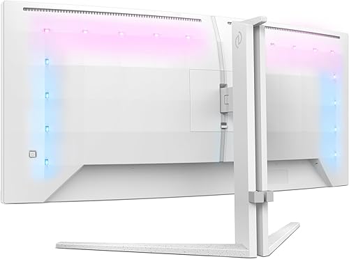 Philips Evnia 34M2C5501A - 34 inch WQHD Curved Gaming Monitor, 180 Hz, 1 ms, FreeSync Premium, Ambiglow (3440x1440, 2x HDMI 2.0, 1x DisplayPort 1.4, USB Hub) white - 7