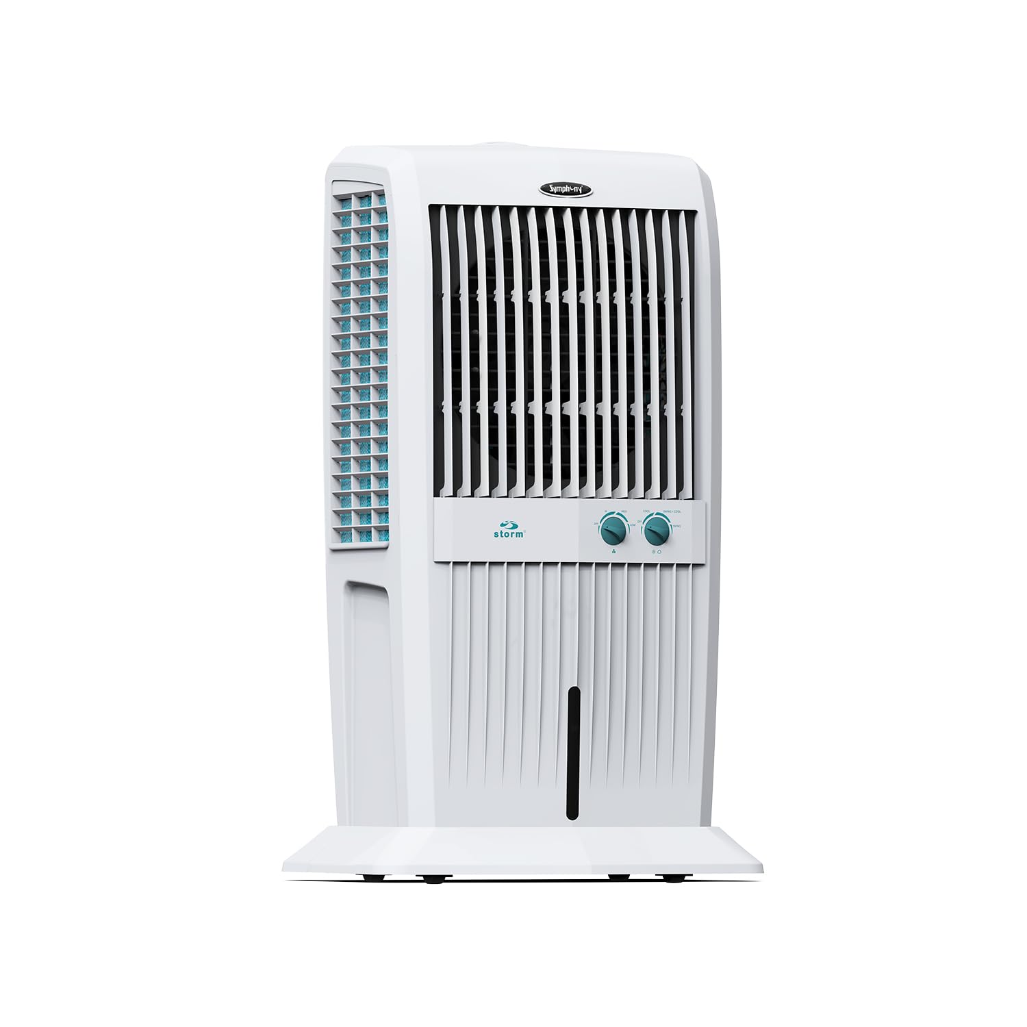 Symphony Storm 70 XL Desert Air Cooler For Home with Honeycomb Pads, Powerful Fan, i-Pure Technology and Low Power Consumption (70L, White)