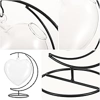 Vista 9 de GANAZONO Vaso de cóctel creativo con soporte de hierro, copas de cóctel colgantes, copa de vino transparente, vasos de bebida novedosos para KTV