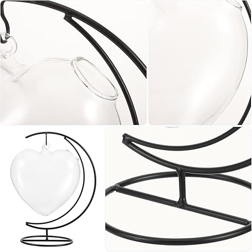 Miniatura 9 de GANAZONO Vaso de cóctel creativo con soporte de hierro, copas de cóctel colgantes, copa de vino transparente, vasos de bebida novedosos para KTV,