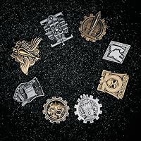 Starforged Grau Death Watch Space Wölves Anstecknadel, Zinklegierung, 30 g – Ansicht 4