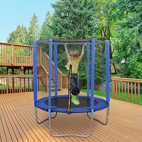 Trampolín infantil NetGarden con red SoundSafe para el jardín 3