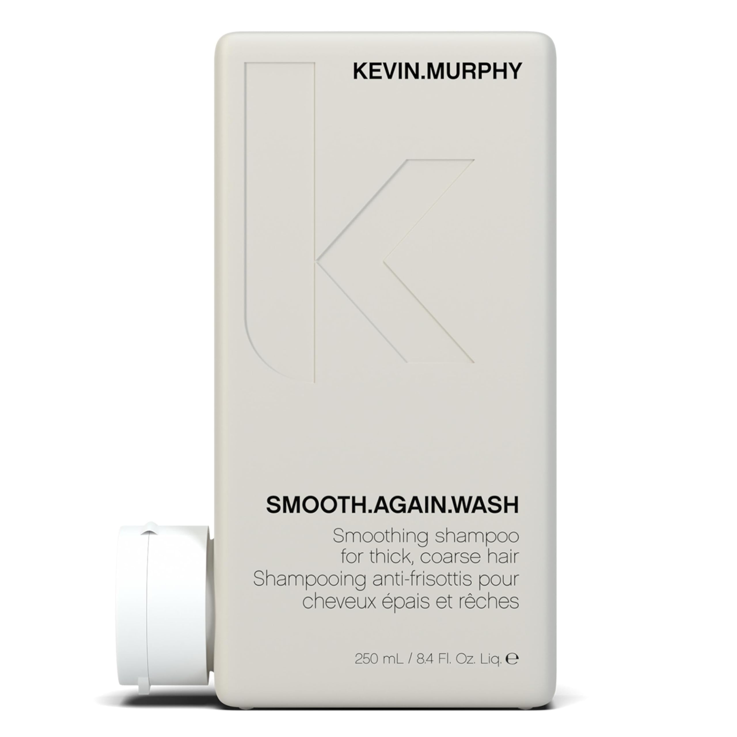 KEVIN.MURPHY SMOOTH.AGAIN WASH - Frizz Control Shampoo - For Thick, Coarse & Unruly Hair - Moisturising Shampoo for Hair Hydration - Sulphate & Paraben Free - 250 mL / 8.4 fl oz