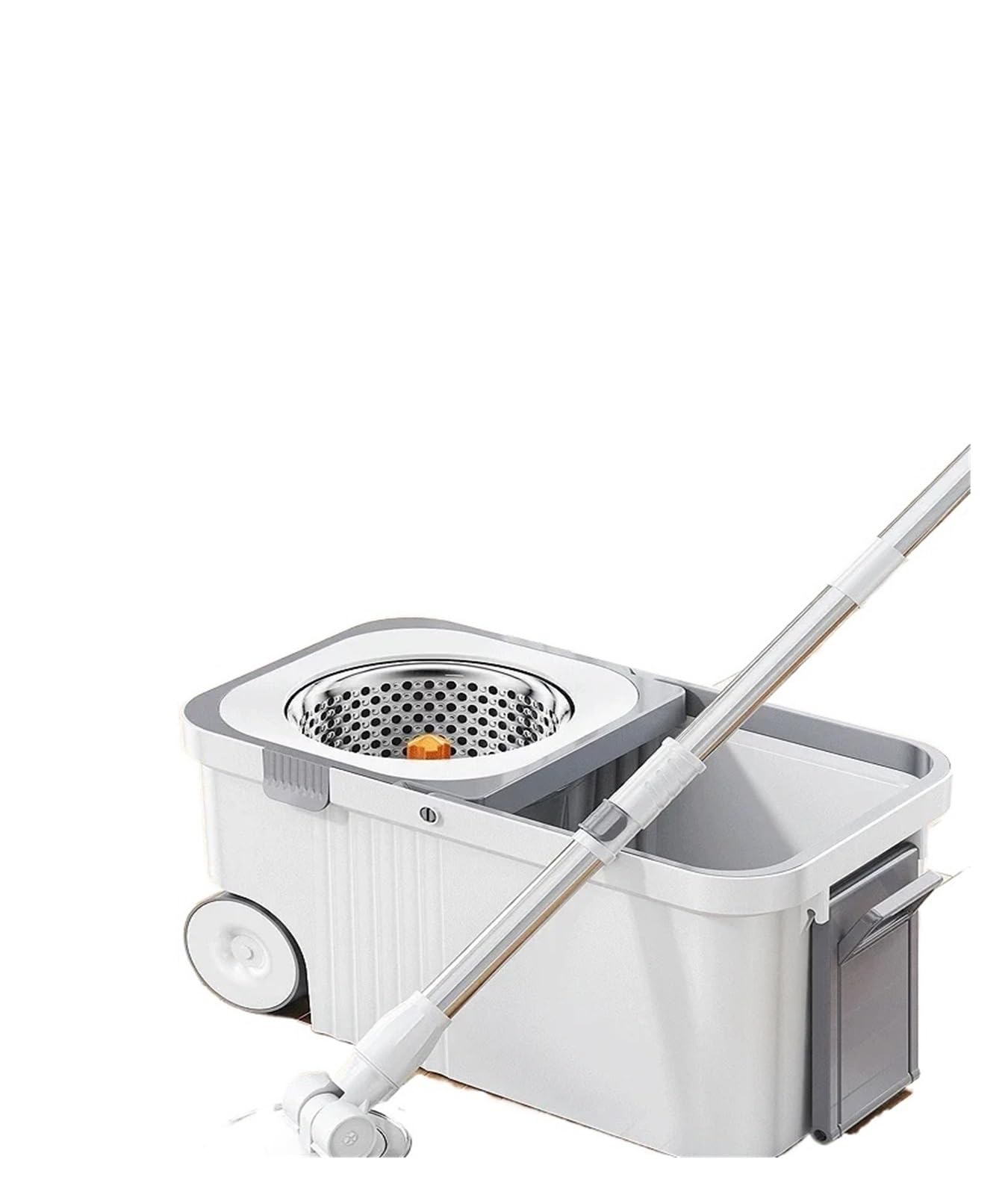 Fregona de gran venta Compatible con juego de cubo, cubo giratorio for fregona perezosa, limpieza del hogar, fregona y cubo giratorios 360(B)