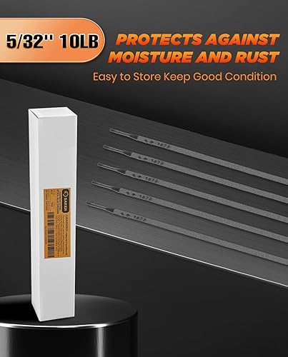 Miniatura 21 de Saker Varilla de soldadura E6013 3/32 '' electrodos de soldadura de palo de acero al carbono de 1 libra