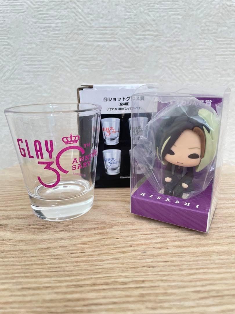 GLAY 30周年記念ショットグラス すわりんこHISASHI V