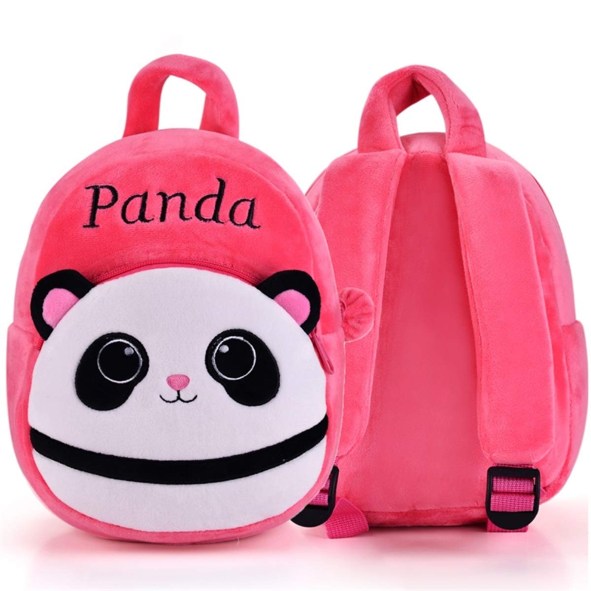 DZert Panda Kids School Bag Soft Plush Backpacks Cartoon/Boy/Girl/Baby/ (2-5 Years) (Rani) - Image 5 thumbnail