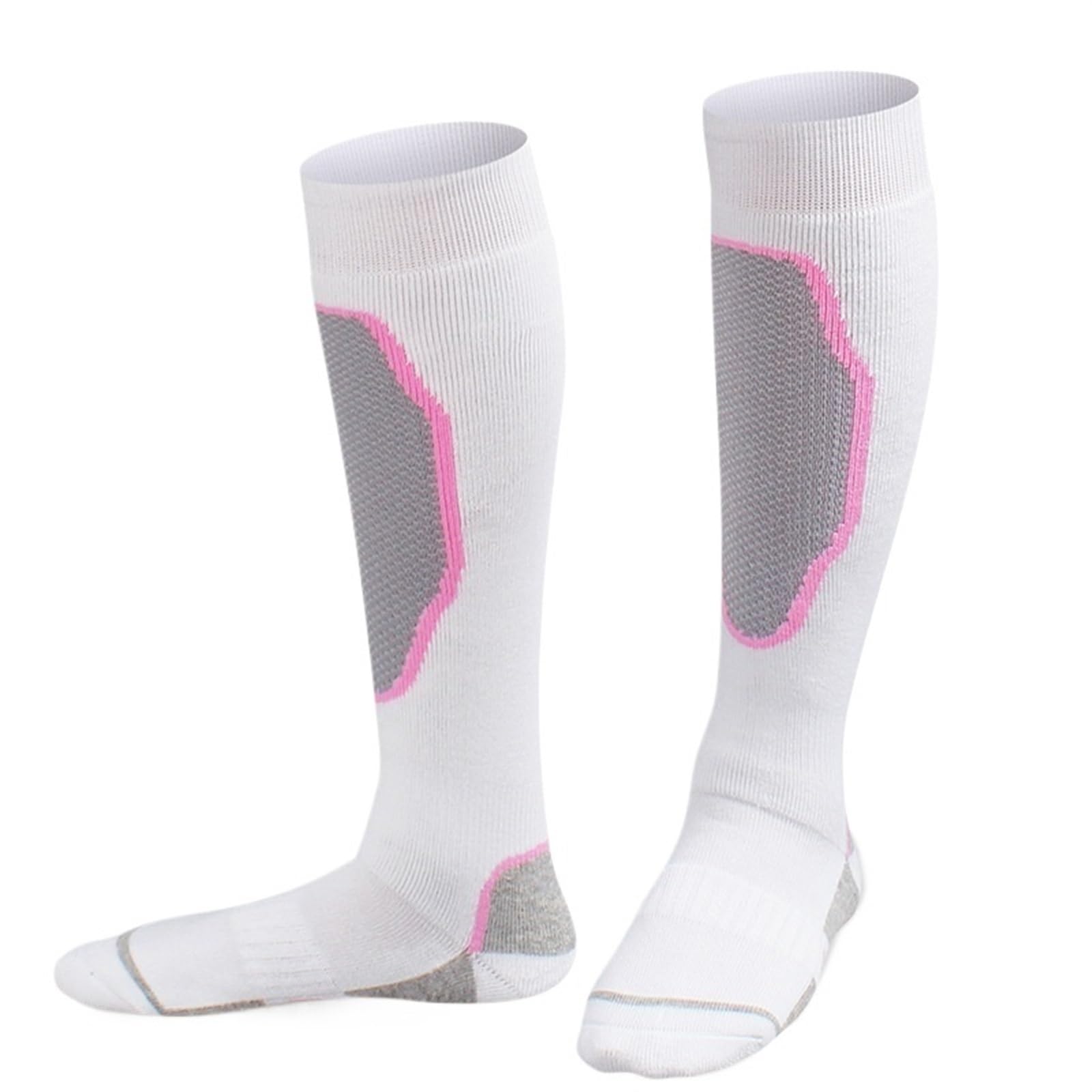 Chaussette Ski Chaussettes De Ski Sport for Hommes Et Femmes, Compression Épaisses Respirantes L'athlétisme, Le Fitness, La Randonnée en Plein Air, L'alpinisme, Patinage À roulettes