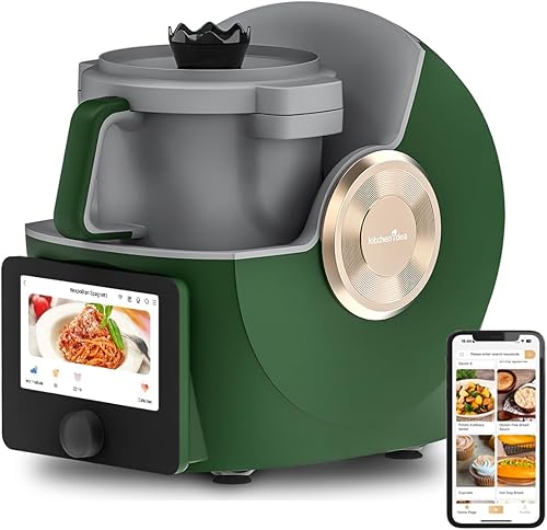 Kody29 Smart Food Processor, 21 in 1 Multicooker and Cooking Robot with 1,400+ Guided Recipes, 11 Accessories, WiFi Built-In Self-cleaning, Juicer,