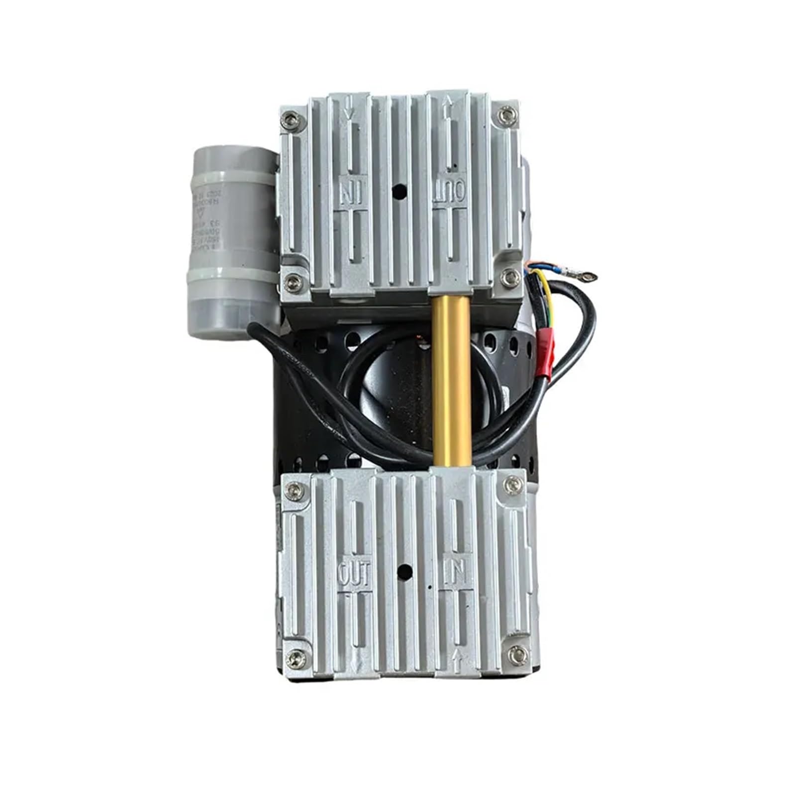 Bomba de Membrana, Bomba de vacío sin Aceite, Laboratorio de vacío Industrial, Bomba de presión Negativa de pistón pequeño, máquina de vacío pequeña y silenciosa(YP-1200H Single Tube)