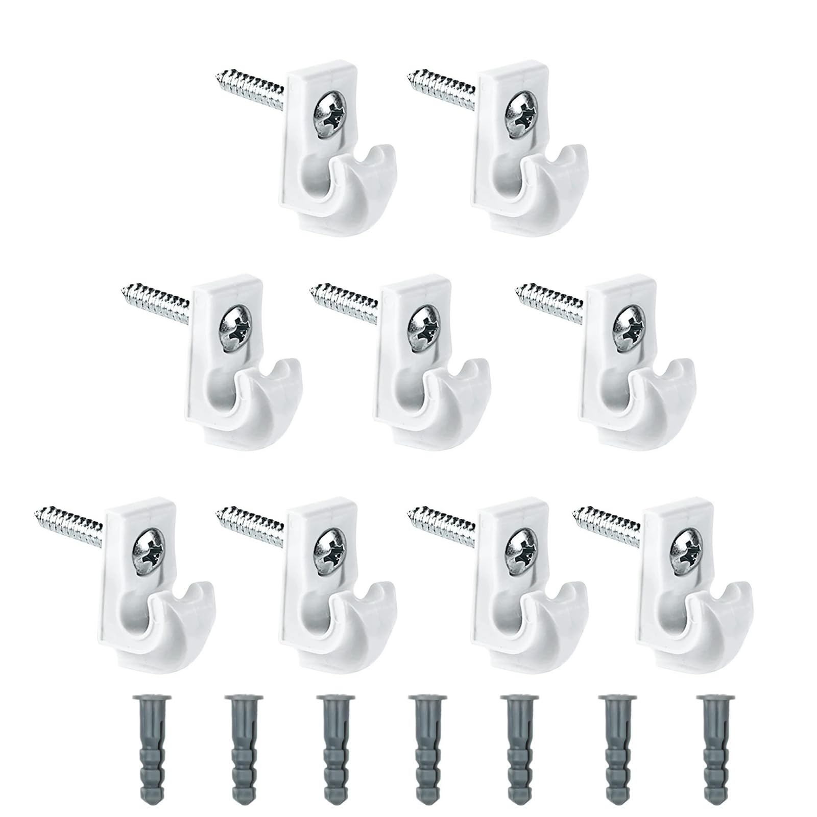 Wire Shelf Clips - Maximize Closet Space -1