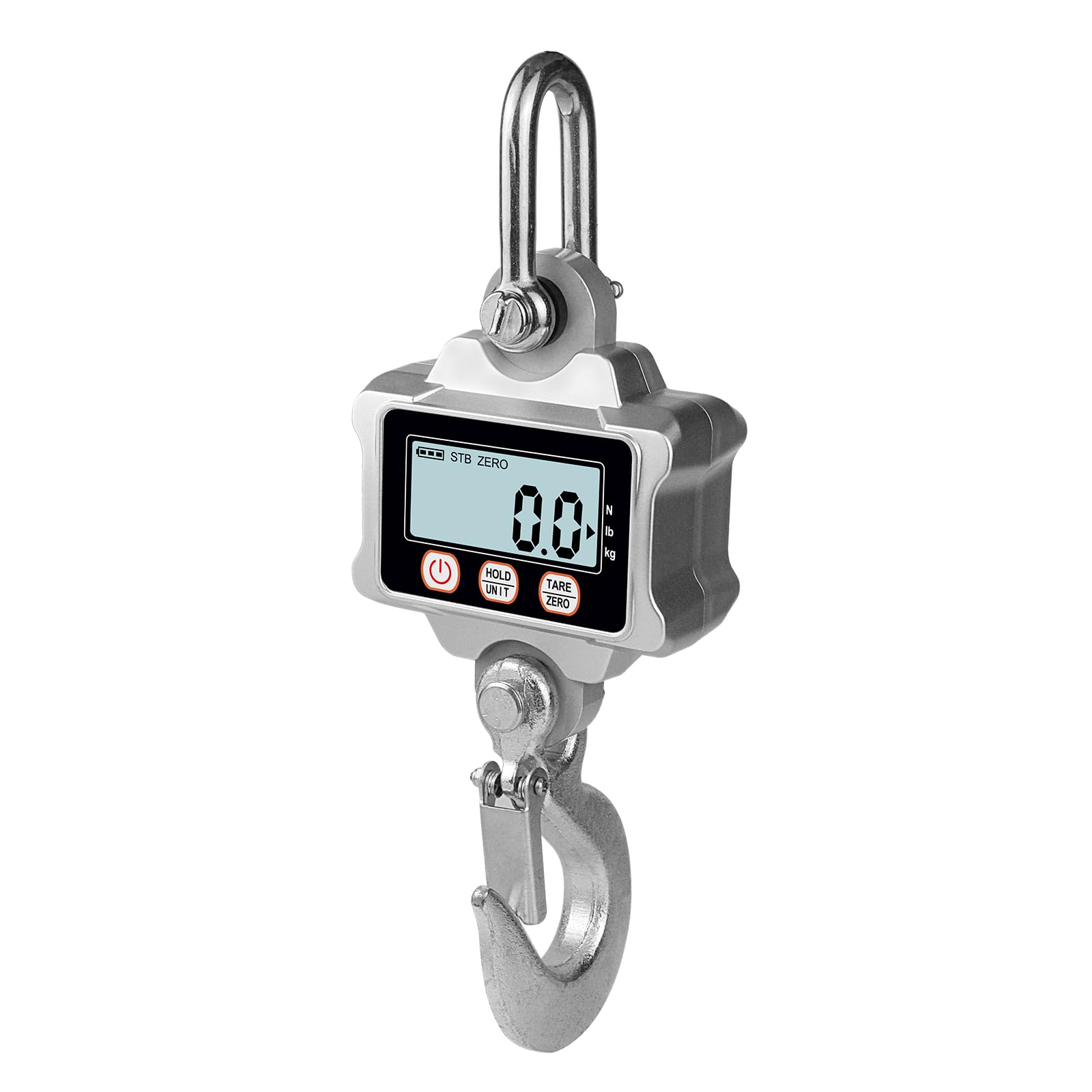 Hyindoor Kranwaage 1000kg Elektronische Digitale Hängewaage 1T Heavy Duty Crane Scale Industrie Kranwaage mit LCD Bildschirm