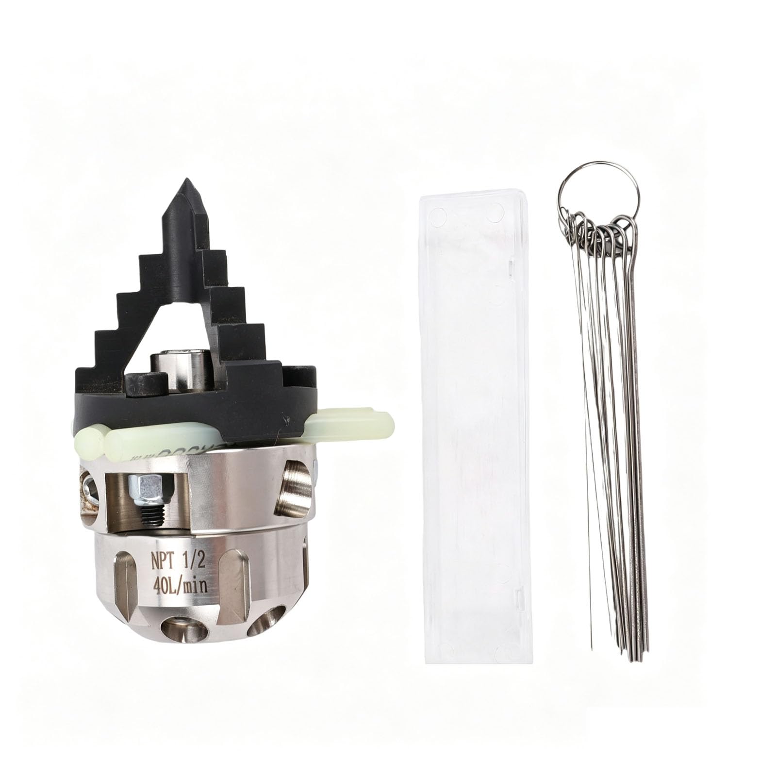 banapoy 1/2 NPT-Kanalspüldüse, 4350 PSI, 360°-Drehung