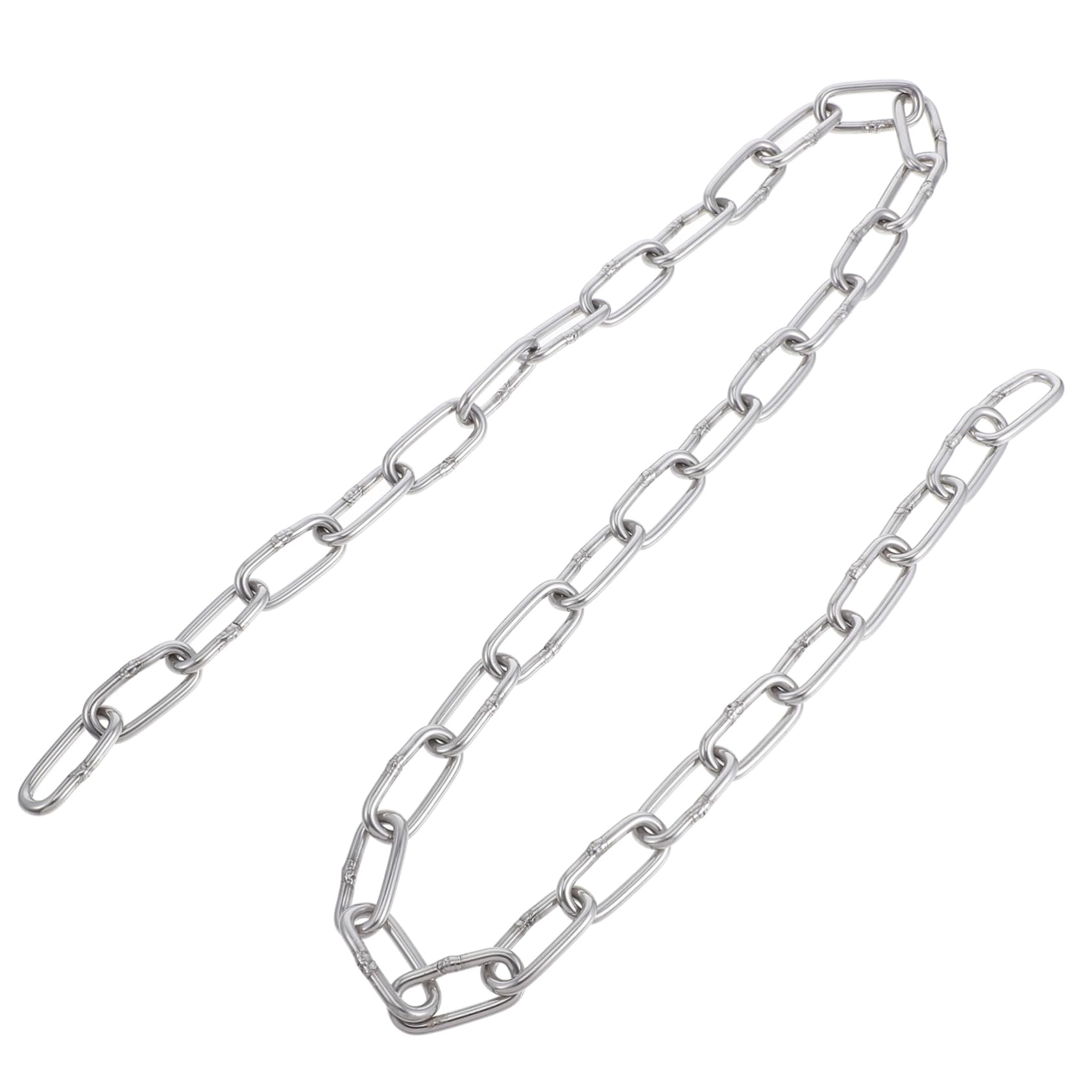 SOLUSTRE Dog Chain Stainless Steel Chain 4mm Thick Versatile for Jewelry Making