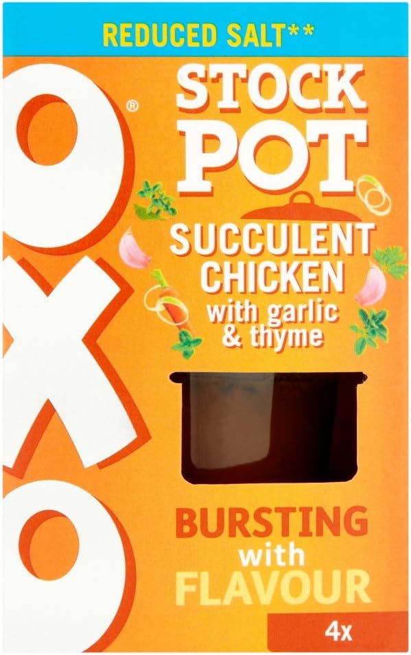 Oxo Succulent Chicken with Garlic & Thyme Stock Pot, 4 x 20g