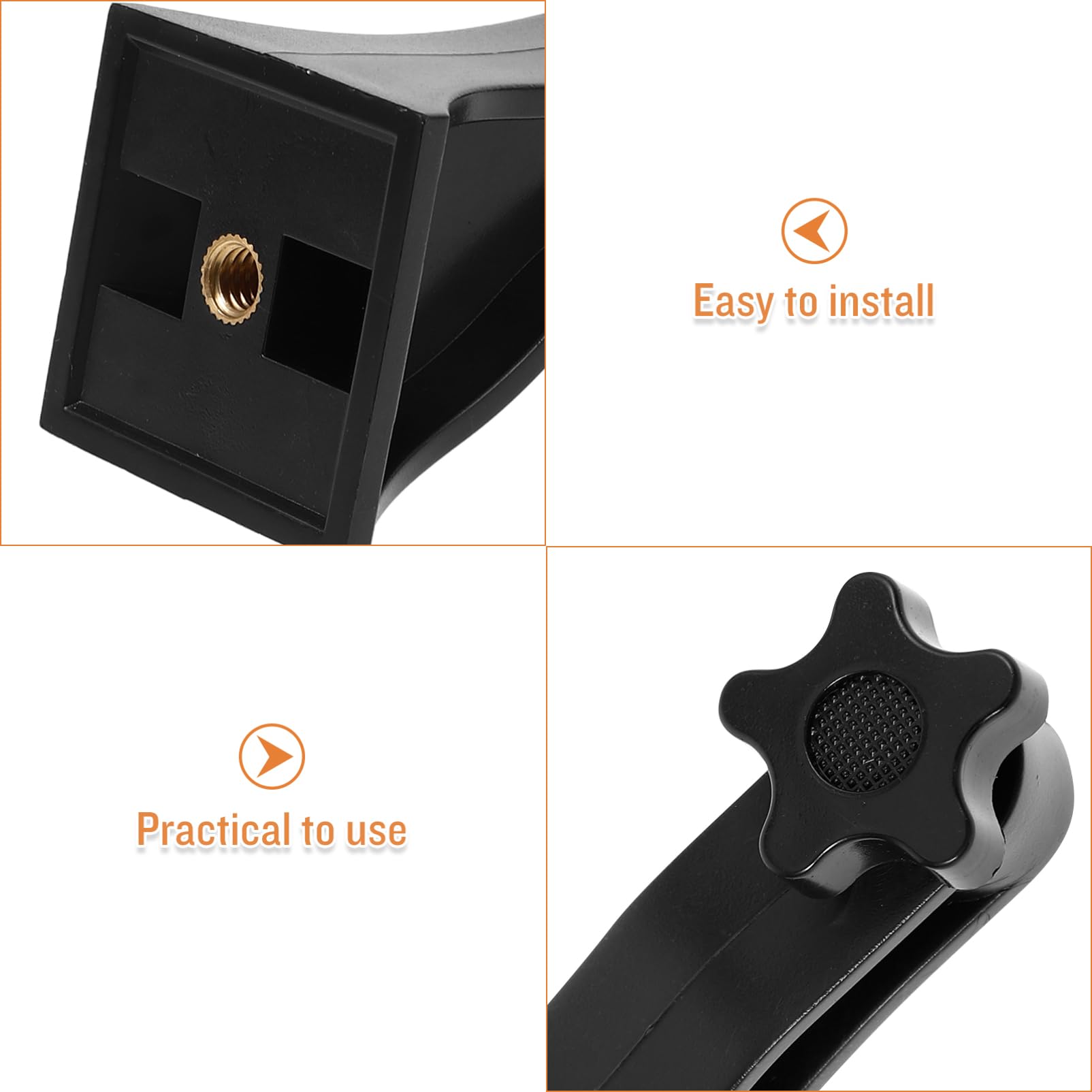 FUNOMOCYA Telescope Tripod Binocular Photography Adapter Tripod Adapter Telescope Binocular Adapter Binocular Holder Adapter for Binocular Adapter Binocular Mount Black Plastic